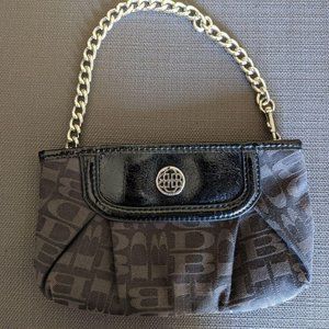 Dana Buchman Black and Silver Chain Bag